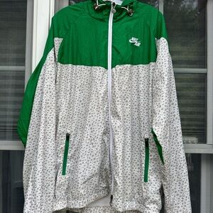 Vintage Nike Air Sportswear Men’s XL Gray Tag Hooded 90s Windbreaker